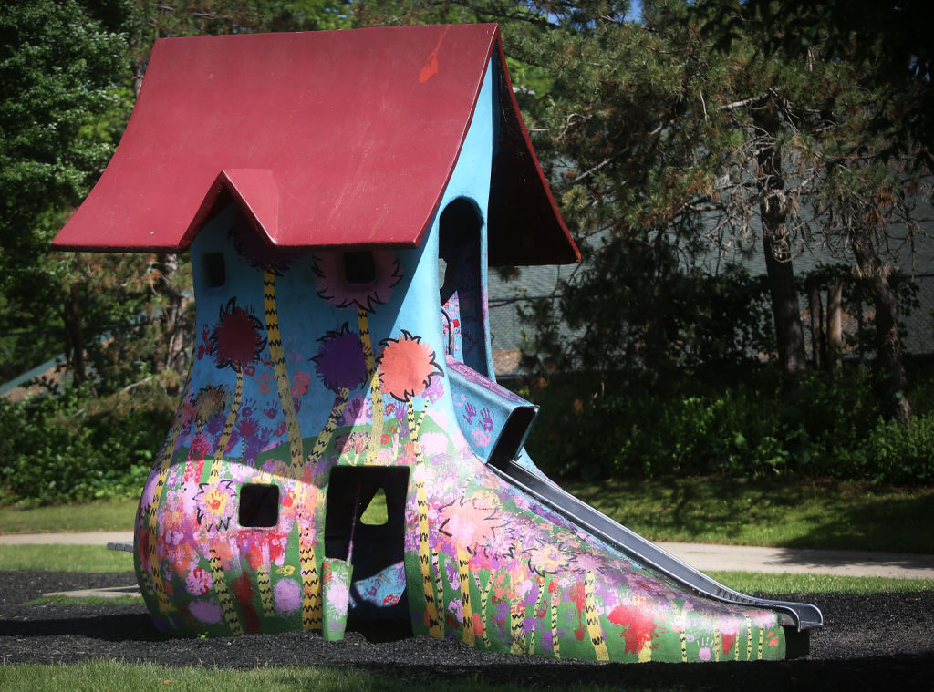 Giant shoe slide